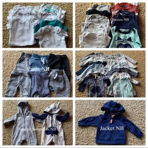 Newborn Baby Boy Lot